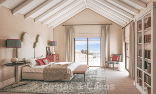 Nouvelle villa méditerranéenne de luxe à vendre avec vue panoramique sur le golf et la mer dans un complexe de golf 5 étoiles sur la Costa del Sol 57796 