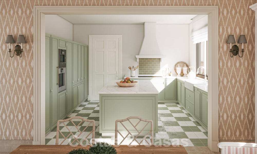 Nouvelle villa méditerranéenne de luxe à vendre avec vue panoramique sur le golf et la mer dans un complexe de golf 5 étoiles sur la Costa del Sol 57798