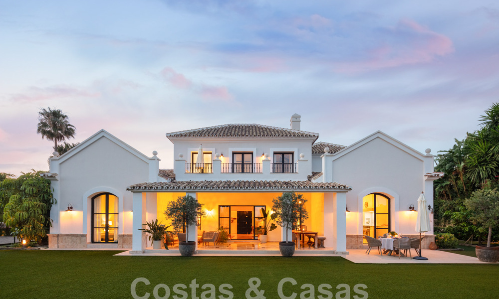 Charmante villa de luxe à vendre avec un style architectural méditerranéen traditionnel sur le nouveau Golden Mile entre Marbella et Estepona 57833