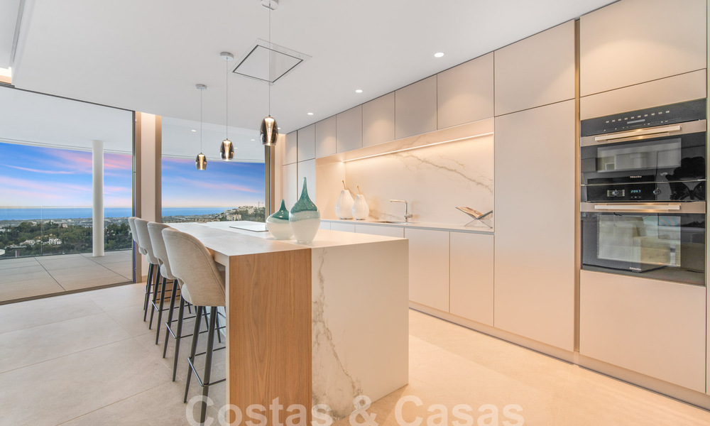 Prestigieux appartement de luxe à vendre avec vue imprenable sur la mer, le golf et les montagnes à Marbella - Benahavis 58425