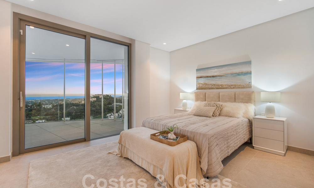 Prestigieux appartement de luxe à vendre avec vue imprenable sur la mer, le golf et les montagnes à Marbella - Benahavis 58432
