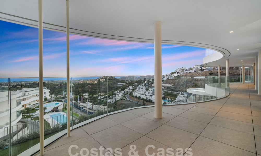 Prestigieux appartement de luxe à vendre avec vue imprenable sur la mer, le golf et les montagnes à Marbella - Benahavis 58439