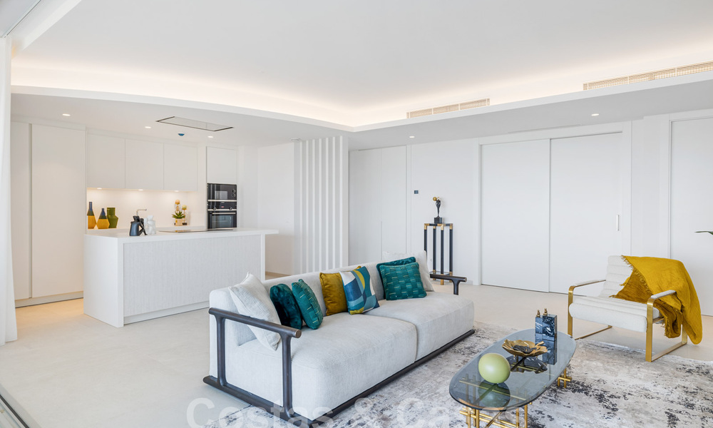 Appartement de jardin flambant neuf avec un concept innovant à vendre dans un grand complexe de golf et de nature à Marbella - Benahavis 58307