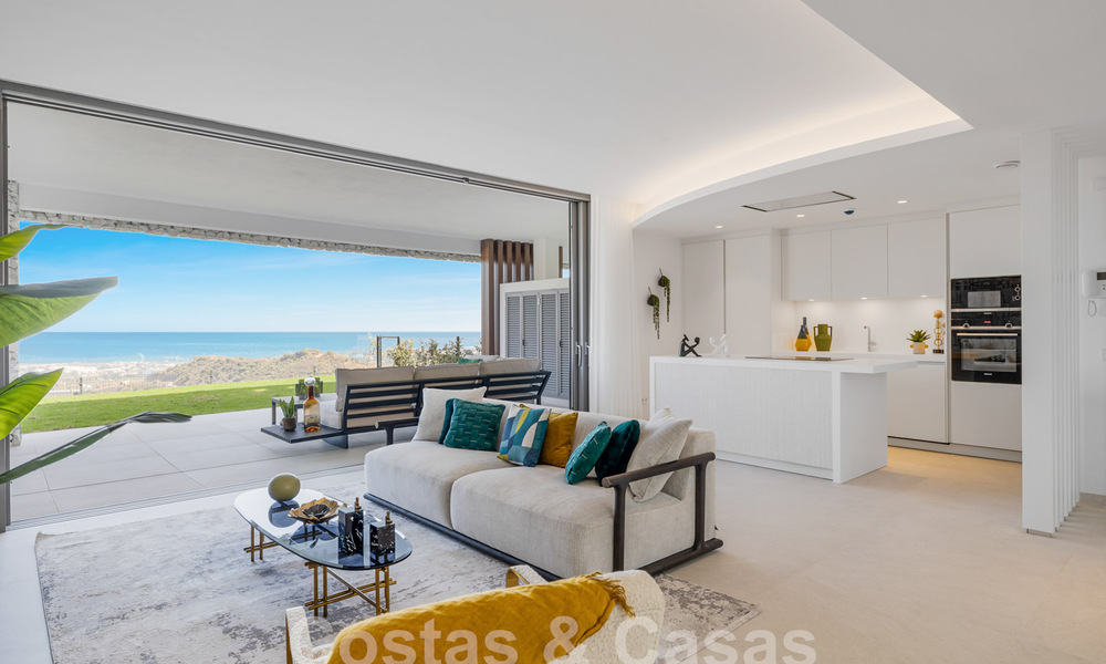 Appartement de jardin flambant neuf avec un concept innovant à vendre dans un grand complexe de golf et de nature à Marbella - Benahavis 58316