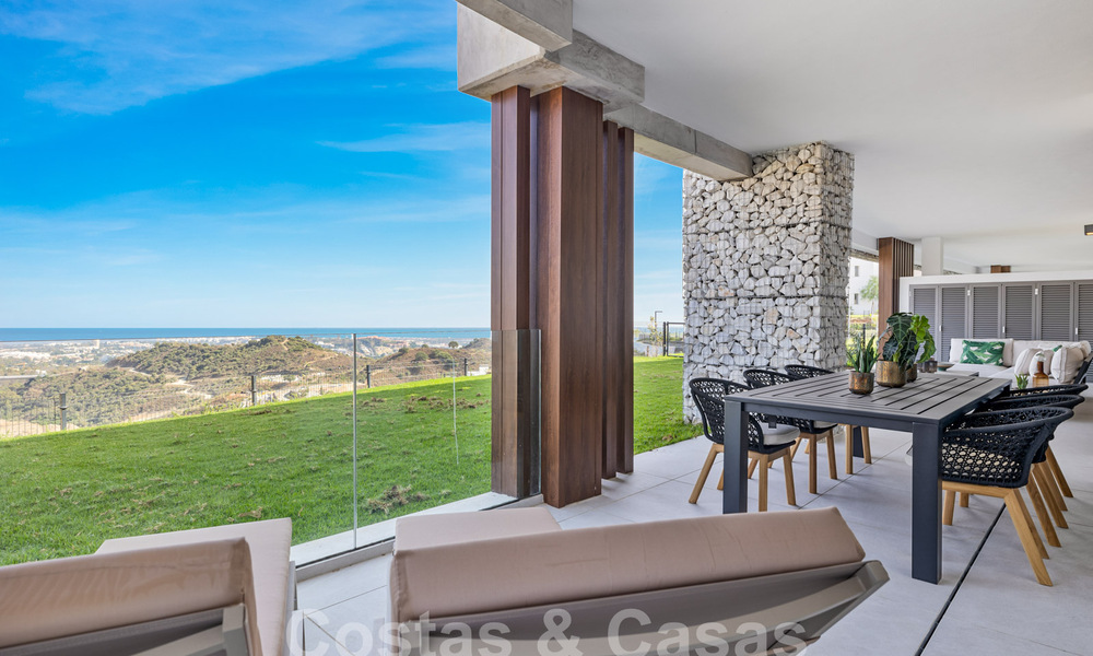 Appartement de jardin flambant neuf avec un concept innovant à vendre dans un grand complexe de golf et de nature à Marbella - Benahavis 58319