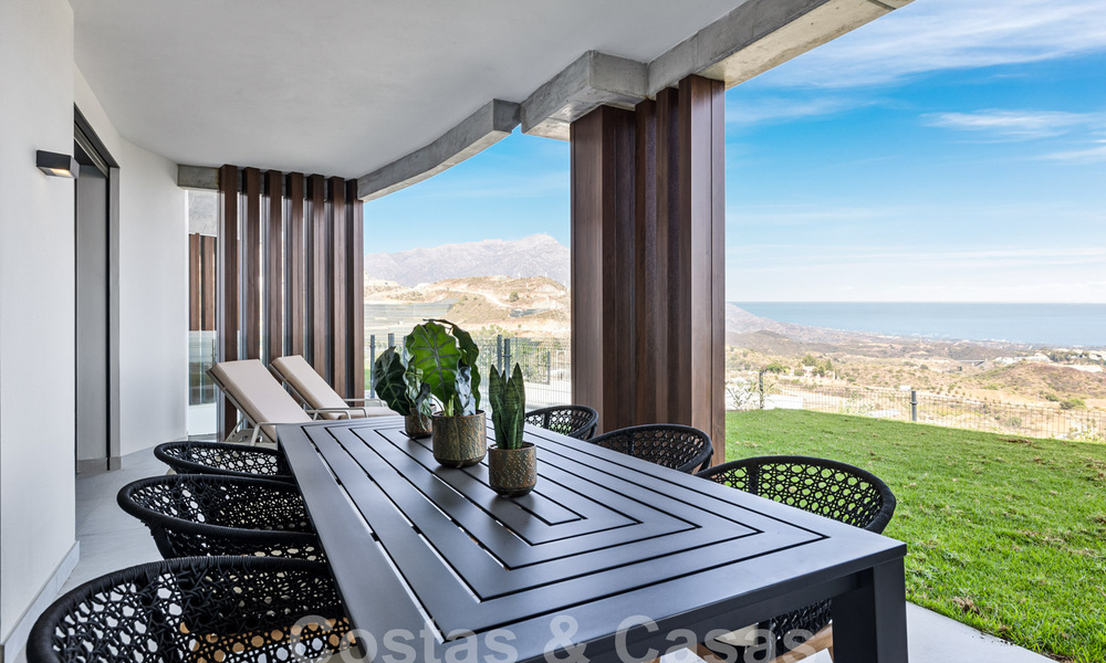 Appartement de jardin flambant neuf avec un concept innovant à vendre dans un grand complexe de golf et de nature à Marbella - Benahavis 58321