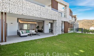 Appartement de jardin flambant neuf avec un concept innovant à vendre dans un grand complexe de golf et de nature à Marbella - Benahavis 58325 