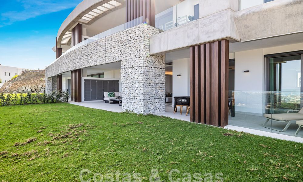 Appartement de jardin flambant neuf avec un concept innovant à vendre dans un grand complexe de golf et de nature à Marbella - Benahavis 58326