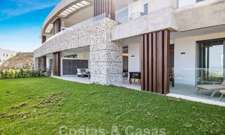Appartement de jardin flambant neuf avec un concept innovant à vendre dans un grand complexe de golf et de nature à Marbella - Benahavis 58326 