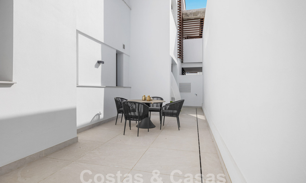 Appartement de jardin flambant neuf avec un concept innovant à vendre dans un grand complexe de golf et de nature à Marbella - Benahavis 58329