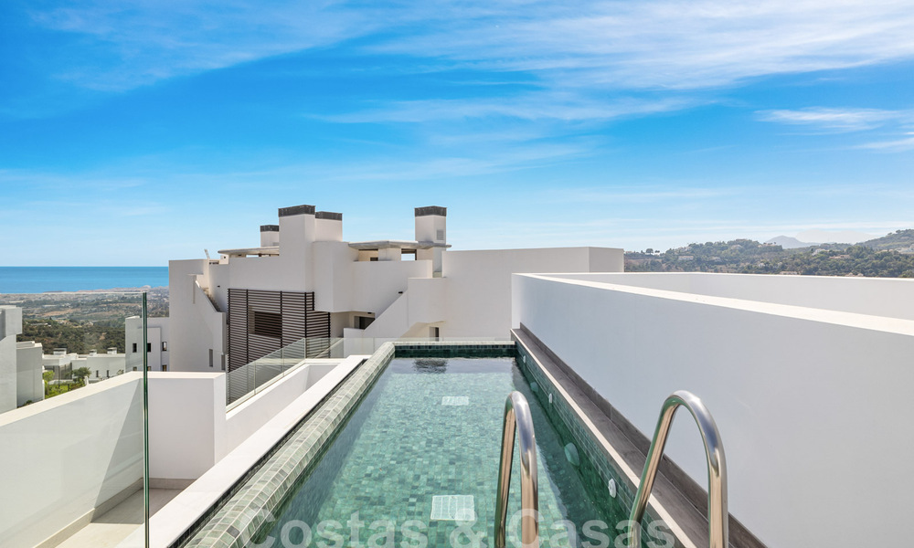 Penthouse moderniste neuf à vendre dans un complexe golfique exclusif sur les hauteurs de Marbella - Benahavis 58370