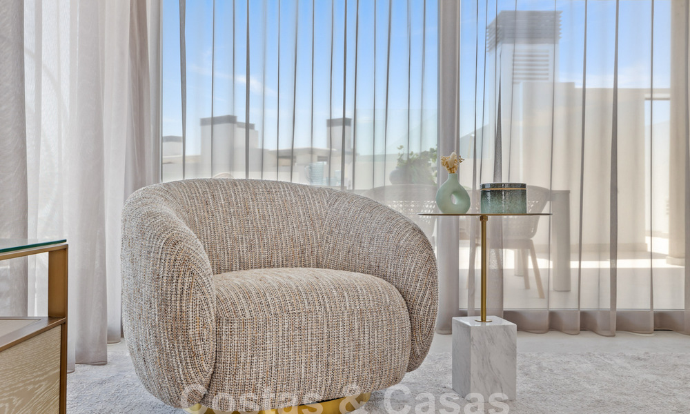 Penthouse moderniste neuf à vendre dans un complexe golfique exclusif sur les hauteurs de Marbella - Benahavis 58390