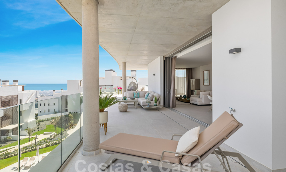 Penthouse moderniste neuf à vendre dans un complexe golfique exclusif sur les hauteurs de Marbella - Benahavis 58410