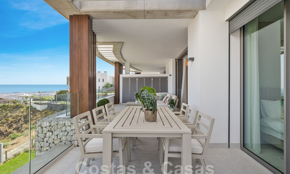 Superbe appartement neuf à vendre avec vue phénoménale sur la mer, le golf et les montagnes, Marbella - Benahavis 58340