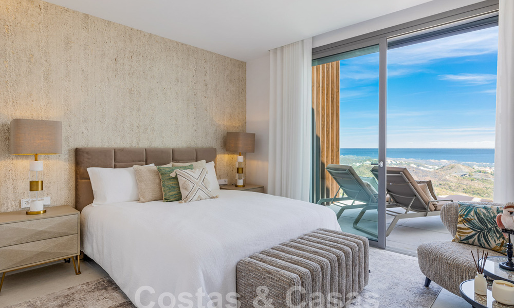 Superbe appartement neuf à vendre avec vue phénoménale sur la mer, le golf et les montagnes, Marbella - Benahavis 58354