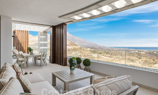 Superbe appartement neuf à vendre avec vue phénoménale sur la mer, le golf et les montagnes, Marbella - Benahavis 58363 