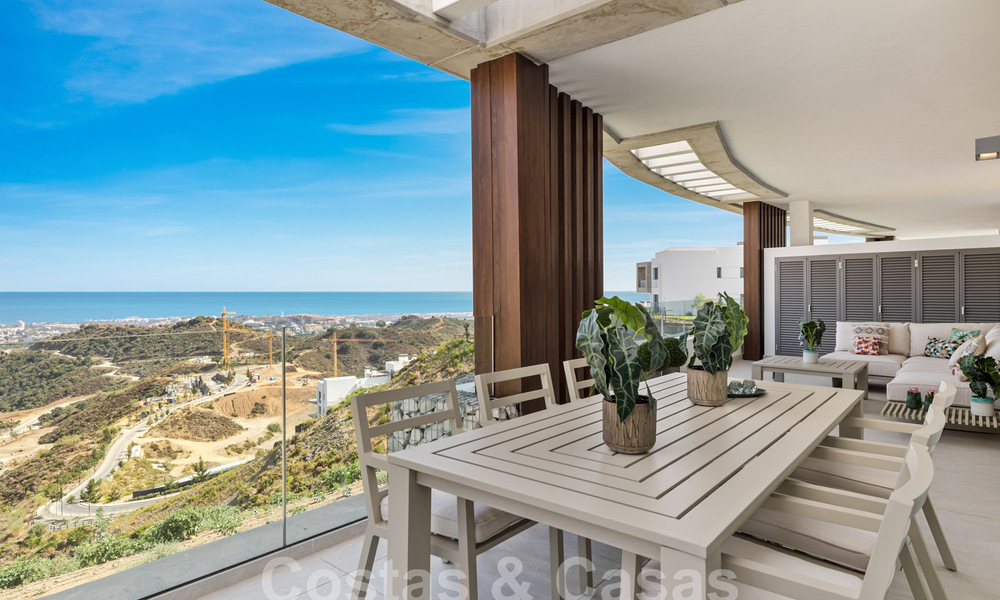 Superbe appartement neuf à vendre avec vue phénoménale sur la mer, le golf et les montagnes, Marbella - Benahavis 58367