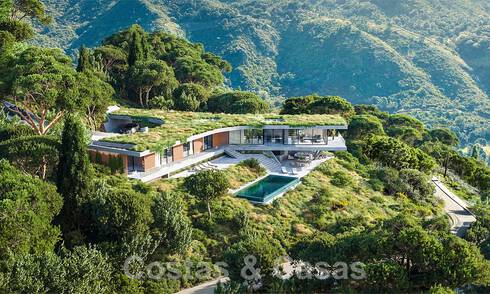 Nouvelle villa design haut de gamme à vendre entièrement nichée dans la nature sur les collines de Marbella - Benahavis 57906