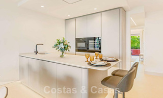 Appartement de jardin à vendre avec vue sur la mer dans un complexe de plage emblématique sur le nouveau Golden Mile entre San Pedro et Estepona 57932 