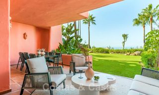 Appartement de jardin à vendre avec vue sur la mer dans un complexe de plage emblématique sur le nouveau Golden Mile entre San Pedro et Estepona 57945 