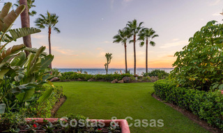 Appartement de jardin à vendre avec vue sur la mer dans un complexe de plage emblématique sur le nouveau Golden Mile entre San Pedro et Estepona 57946 