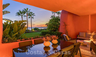 Appartement de jardin à vendre avec vue sur la mer dans un complexe de plage emblématique sur le nouveau Golden Mile entre San Pedro et Estepona 57957 