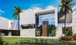 2 Majestueuses villas design à l'architecture avant-gardiste à vendre avec vue panoramique sur la mer à Marbella - Benahavis 57964 