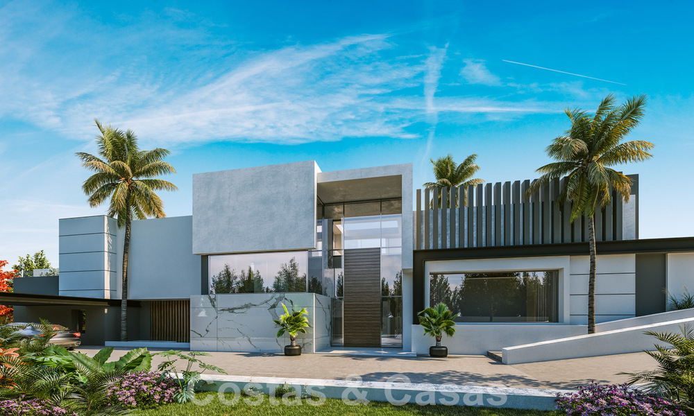 2 Majestueuses villas design à l'architecture avant-gardiste à vendre avec vue panoramique sur la mer à Marbella - Benahavis 57965