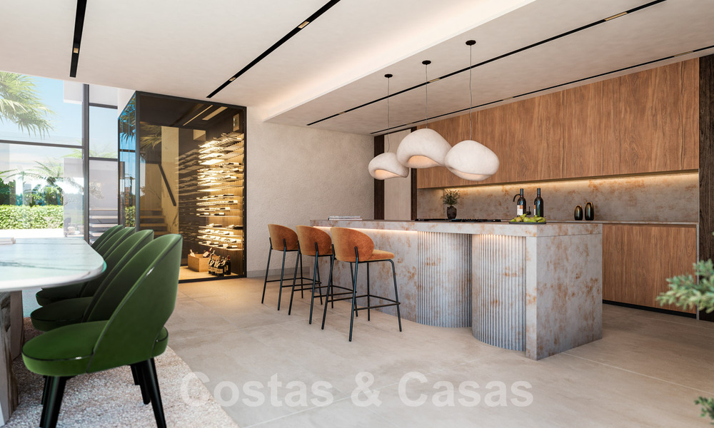 2 Majestueuses villas design à l'architecture avant-gardiste à vendre avec vue panoramique sur la mer à Marbella - Benahavis 57967