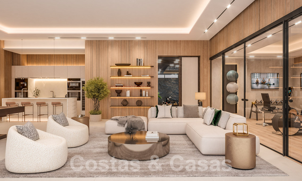 2 Majestueuses villas design à l'architecture avant-gardiste à vendre avec vue panoramique sur la mer à Marbella - Benahavis 57968