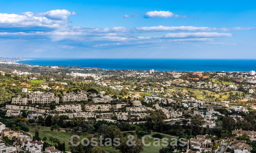 Penthouse à vendre avec vue panoramique sur la mer dans les collines de Marbella - Benahavis 58039