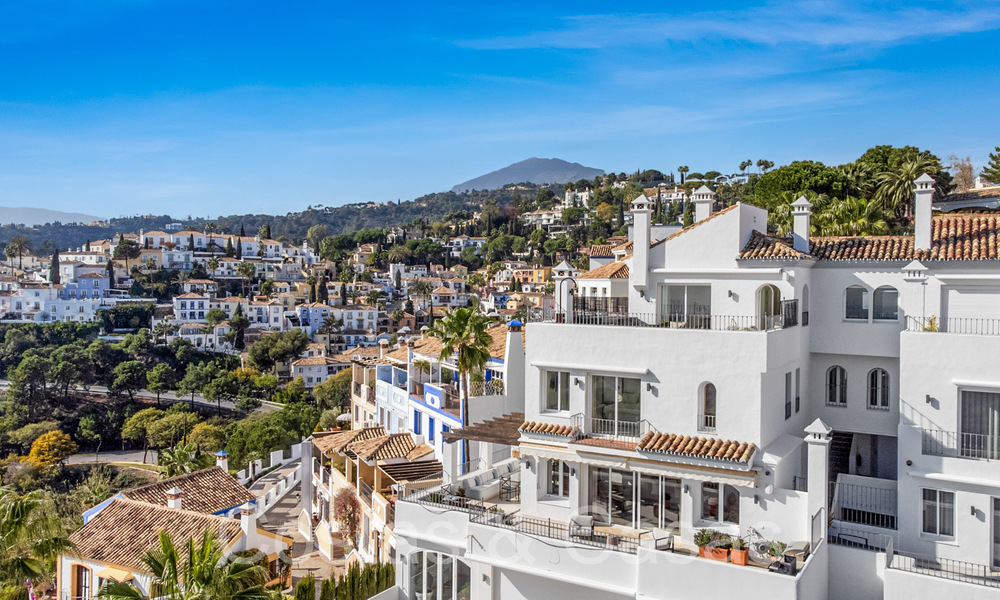 Penthouse à vendre avec vue panoramique sur la mer dans les collines de Marbella - Benahavis 67394