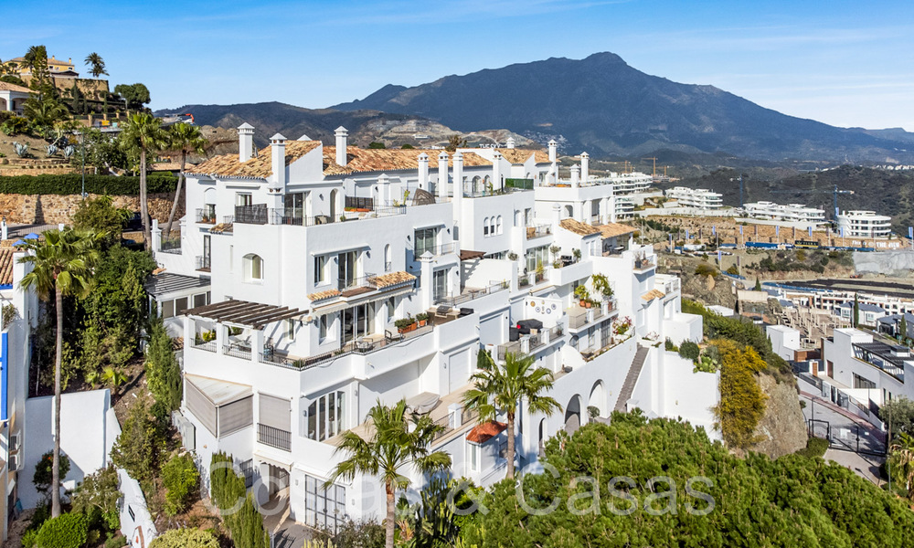 Penthouse à vendre avec vue panoramique sur la mer dans les collines de Marbella - Benahavis 67403