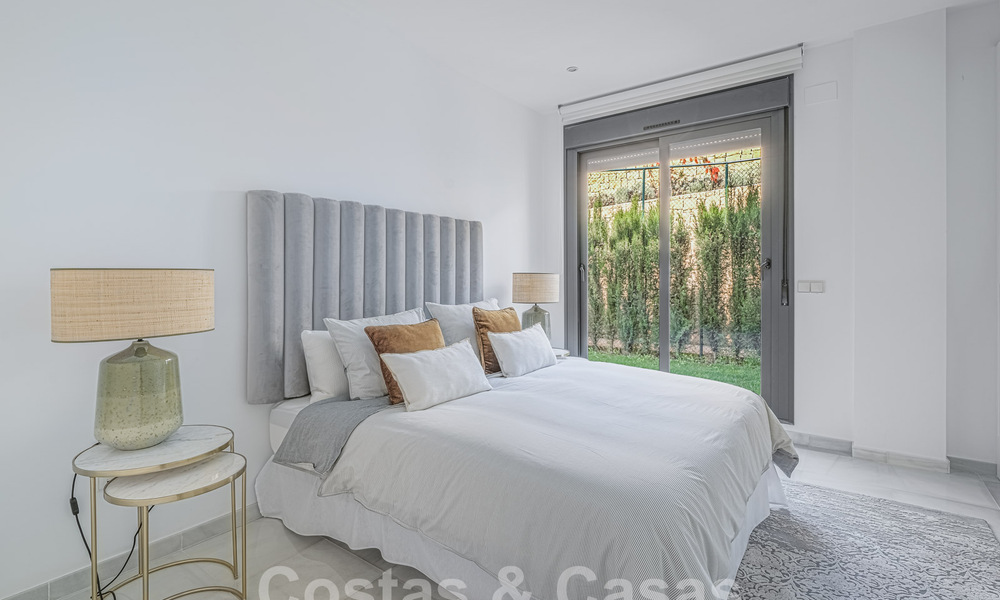 Appartement moderne avec jardin à vendre avec 3 chambres à coucher dans un complexe résidentiel sur le Golden Mile de Marbella 58564