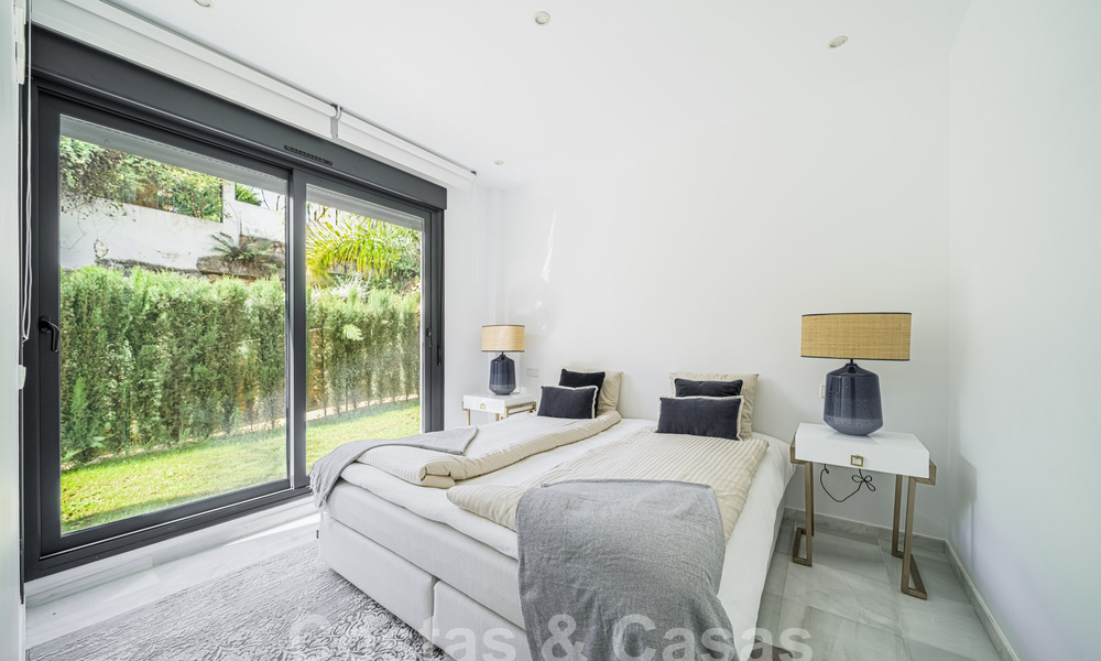 Appartement moderne avec jardin à vendre avec 3 chambres à coucher dans un complexe résidentiel sur le Golden Mile de Marbella 58566