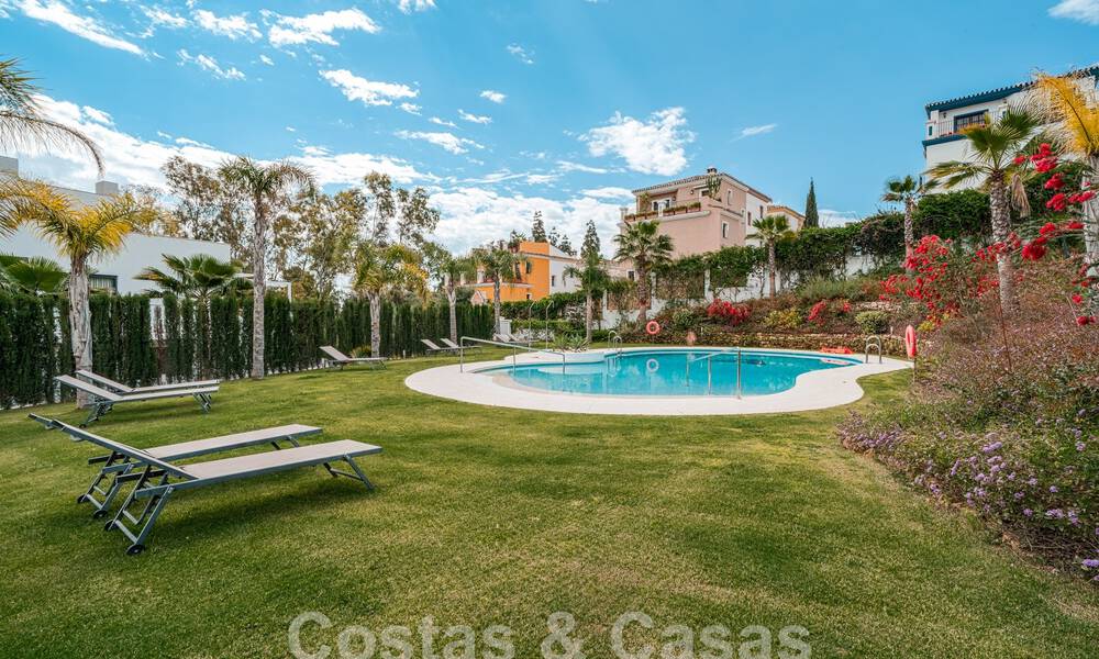 Appartement moderne avec jardin à vendre avec 3 chambres à coucher dans un complexe résidentiel sur le Golden Mile de Marbella 58576