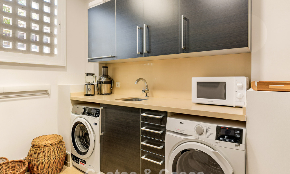 Charmant appartement avec jardin à vendre dans un complexe résidentiel privilégié à La Quinta, Marbella – Benahavis 58591