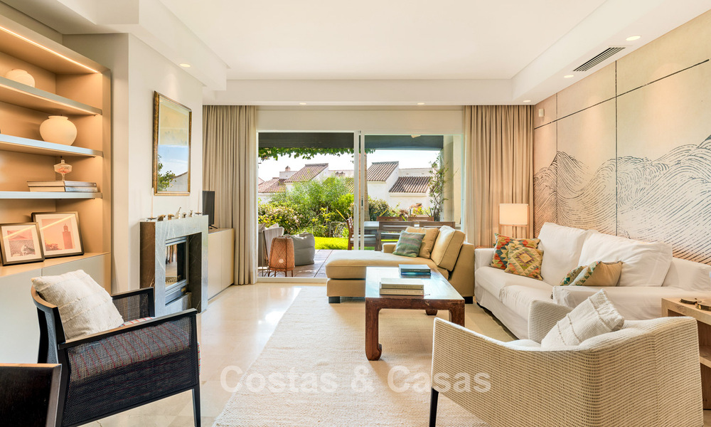 Charmant appartement avec jardin à vendre dans un complexe résidentiel privilégié à La Quinta, Marbella – Benahavis 58598