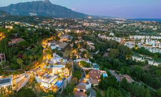 Prestigieuse villa de luxe moderne à vendre avec vue imprenable sur la mer dans une communauté fermée à Marbella - Benahavis 58691 