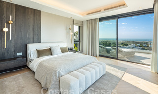 Prestigieuse villa de luxe moderne à vendre avec vue imprenable sur la mer dans une communauté fermée à Marbella - Benahavis 58704 