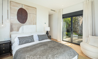Prestigieuse villa de luxe moderne à vendre avec vue imprenable sur la mer dans une communauté fermée à Marbella - Benahavis 58710 