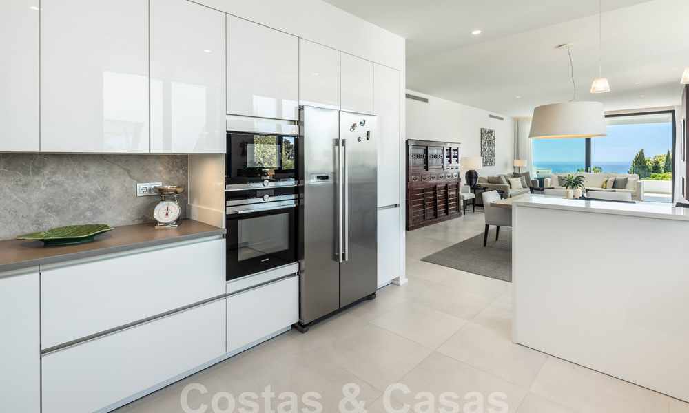 Penthouse moderne à vendre avec une vue phénoménale sur la mer dans le quartier exclusif de Sierra Blanca, Marbella 58743