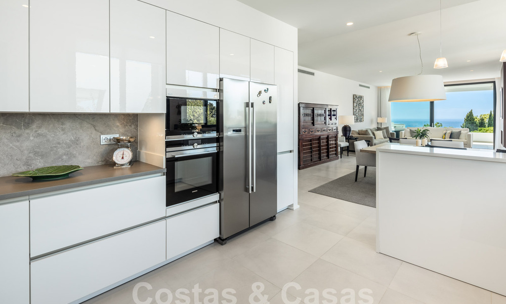 Penthouse moderne à vendre avec une vue phénoménale sur la mer dans le quartier exclusif de Sierra Blanca, Marbella 58743