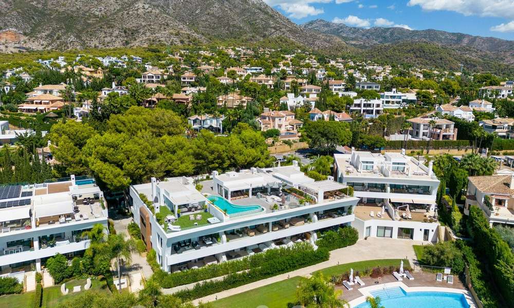 Penthouse moderne à vendre avec une vue phénoménale sur la mer dans le quartier exclusif de Sierra Blanca, Marbella 58748