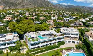 Penthouse moderne à vendre avec une vue phénoménale sur la mer dans le quartier exclusif de Sierra Blanca, Marbella 58748 