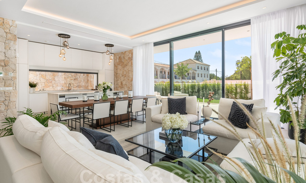 Villa contemporaine de luxe, prête à être emménagée, à vendre à distance de marche de Puerto Banus et de la plage à San Pedro, Marbella 59019