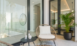Villa contemporaine de luxe, prête à être emménagée, à vendre à distance de marche de Puerto Banus et de la plage à San Pedro, Marbella 59032 