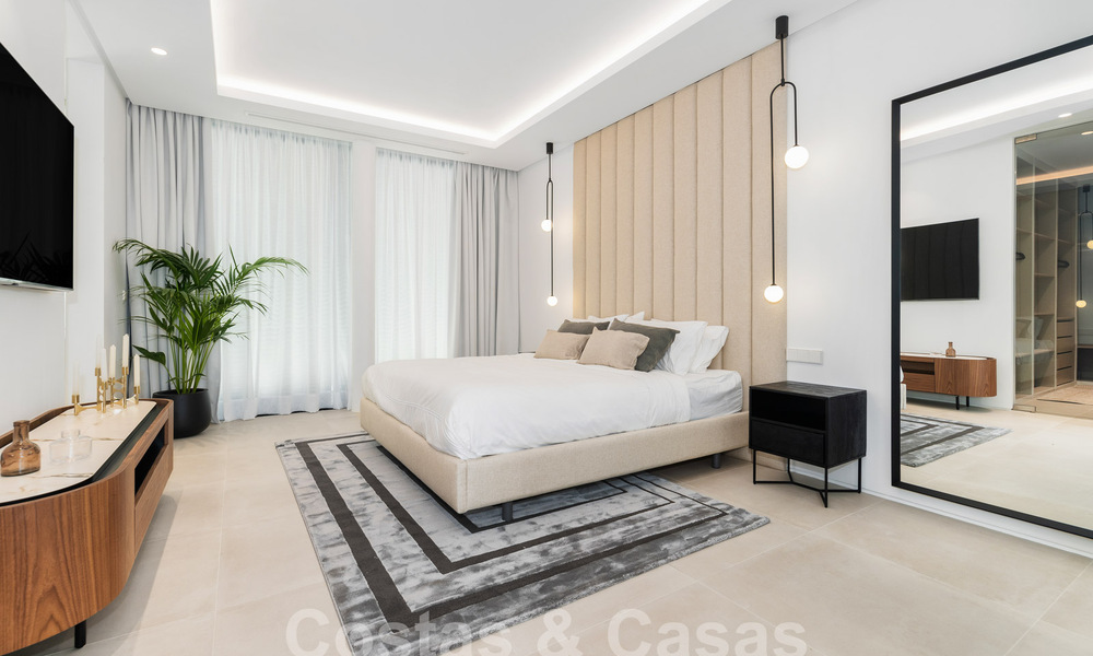 Villa contemporaine de luxe, prête à être emménagée, à vendre à distance de marche de Puerto Banus et de la plage à San Pedro, Marbella 59033