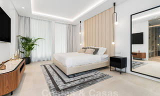 Villa contemporaine de luxe, prête à être emménagée, à vendre à distance de marche de Puerto Banus et de la plage à San Pedro, Marbella 59033 