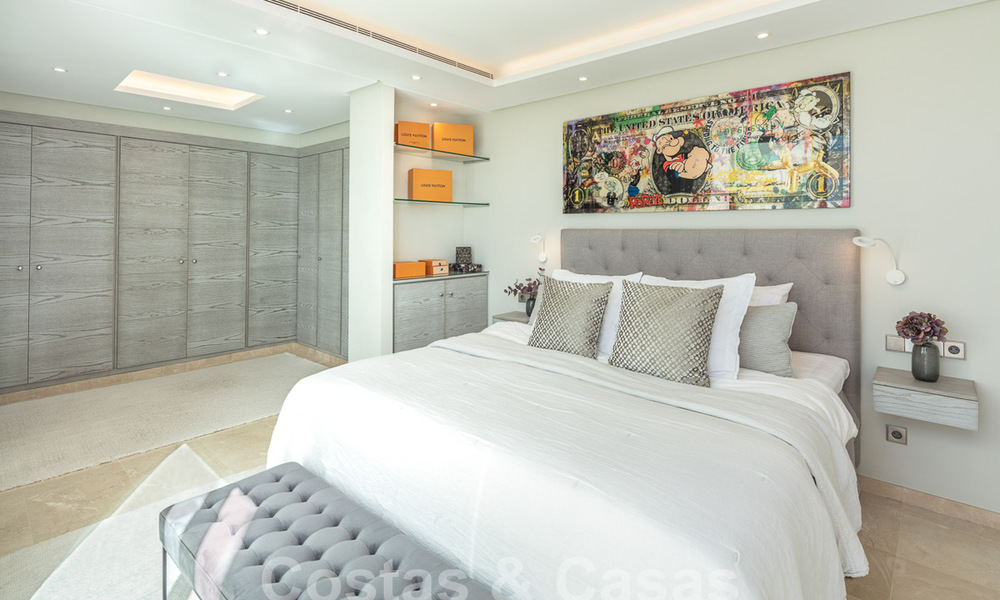 Villa méditerranéenne de luxe avec vue panoramique sur la mer à vendre dans la vallée du golf de Nueva Andalucia à Marbella 59105